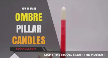 Create Stunning Ombre Pillar Candles: DIY Crafting Guide