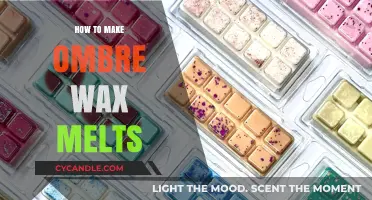 Crafting Colorful Wax Melts: A Guide to Ombre Artistry
