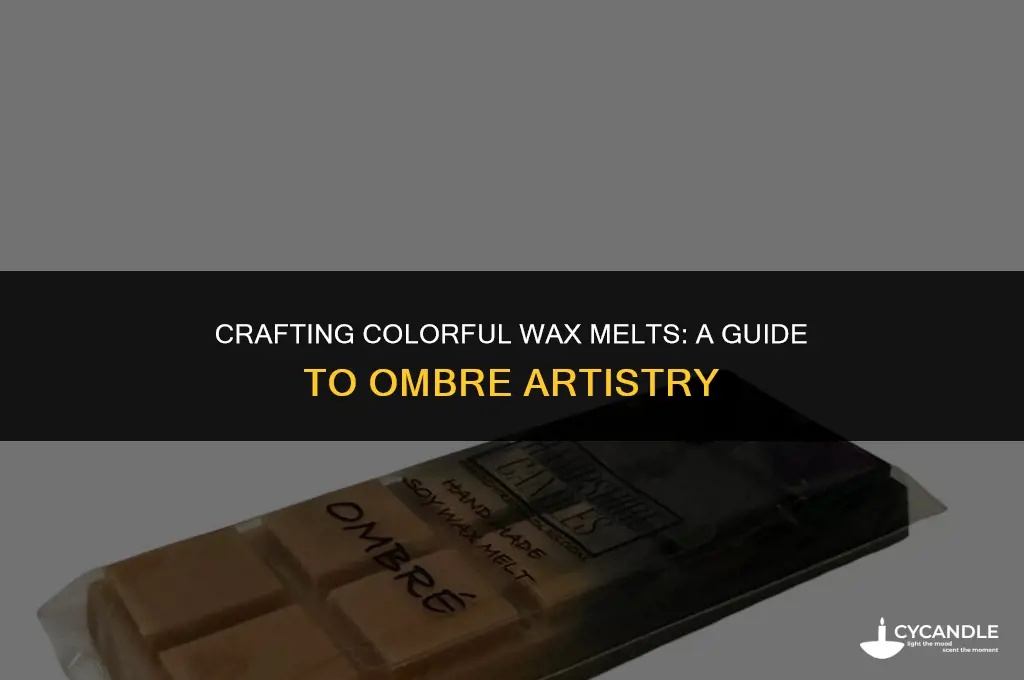how to make ombre wax melts