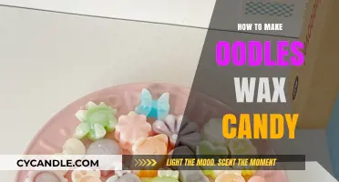 Sweet Success: A Step-by-Step Guide to Making Oodles Wax Candy