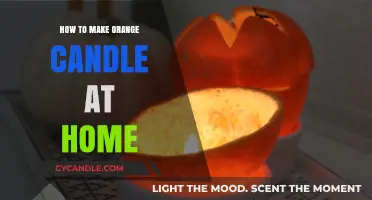Crafting Citrus Bliss: Easy DIY Orange Candle Making Guide