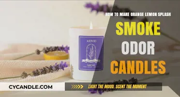 Craft Citrusy Freshness: DIY Orange Lemon Splash Smoke Odor Candles