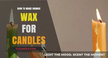 Crafting Citrusy Orange Wax Candles: A Simple DIY Guide