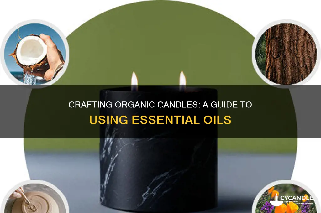 how to make organic candles with essential oils