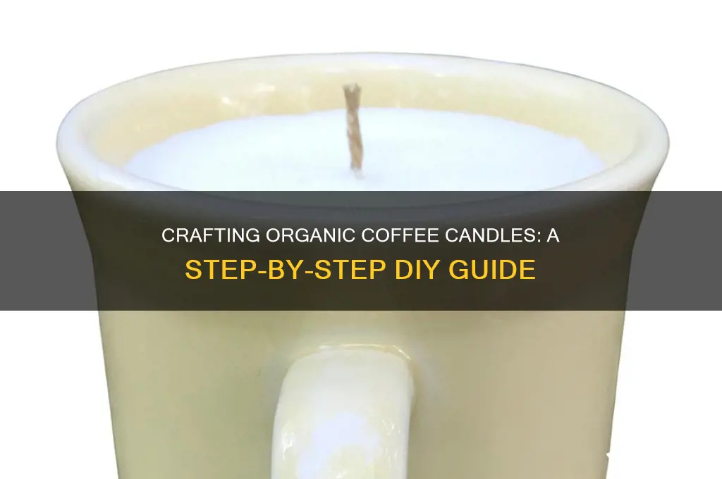 how to make organic coffee candle