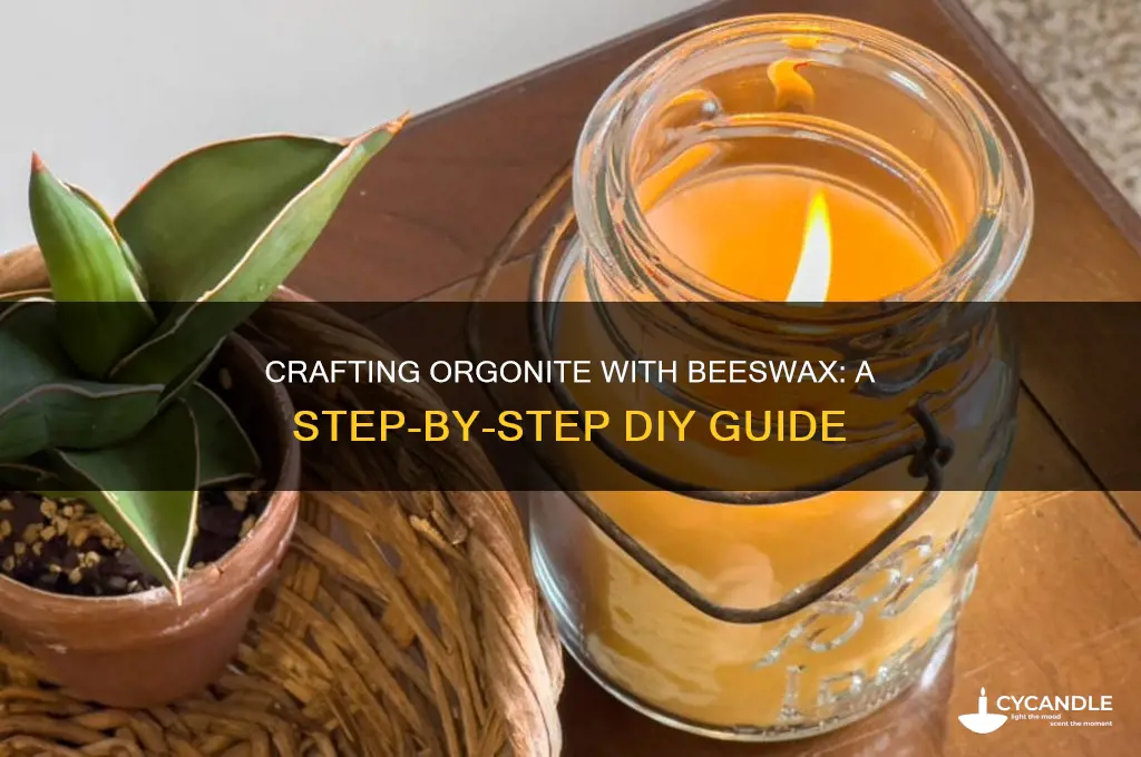how to make orgonite with beeswax