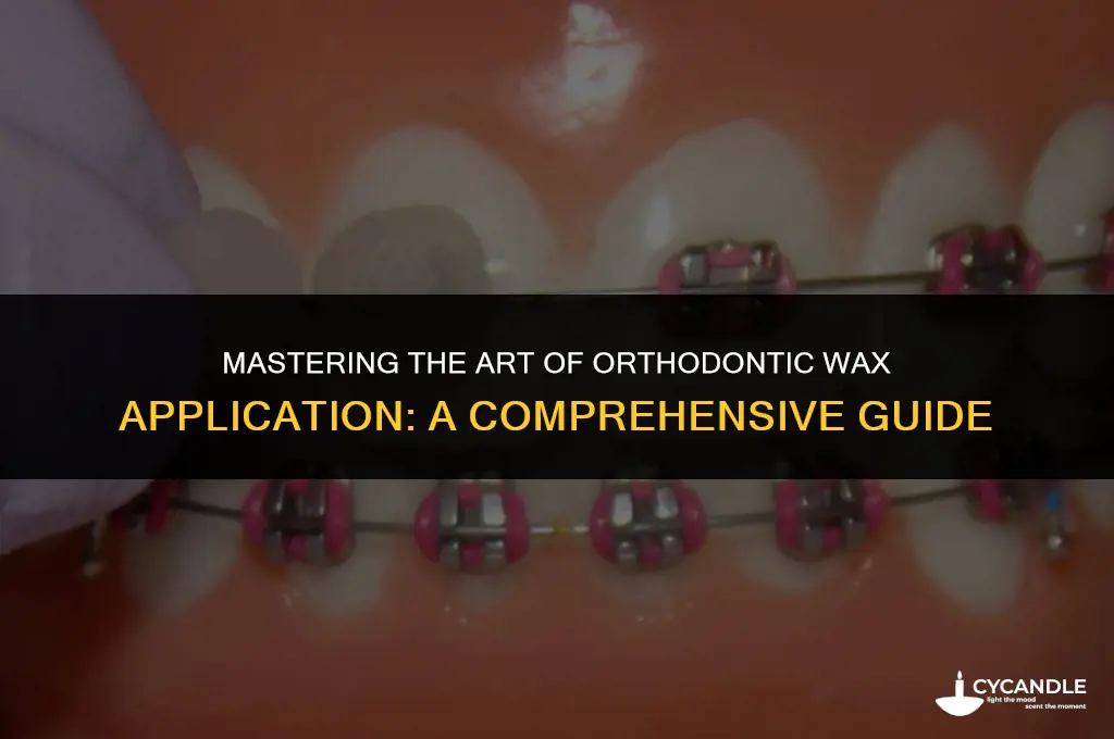 how to make orthodontic wax stick