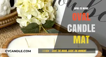 Crafting Oval Candle Mats: Easy DIY Guide for Stylish Decor