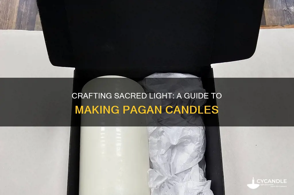 how to make pagan candles