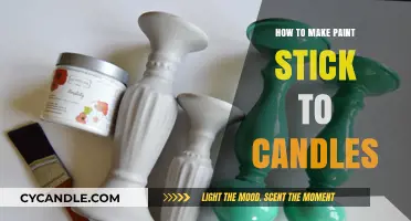 Mastering Candle Decor: Tips for Paint Adhesion on Wax Surfaces