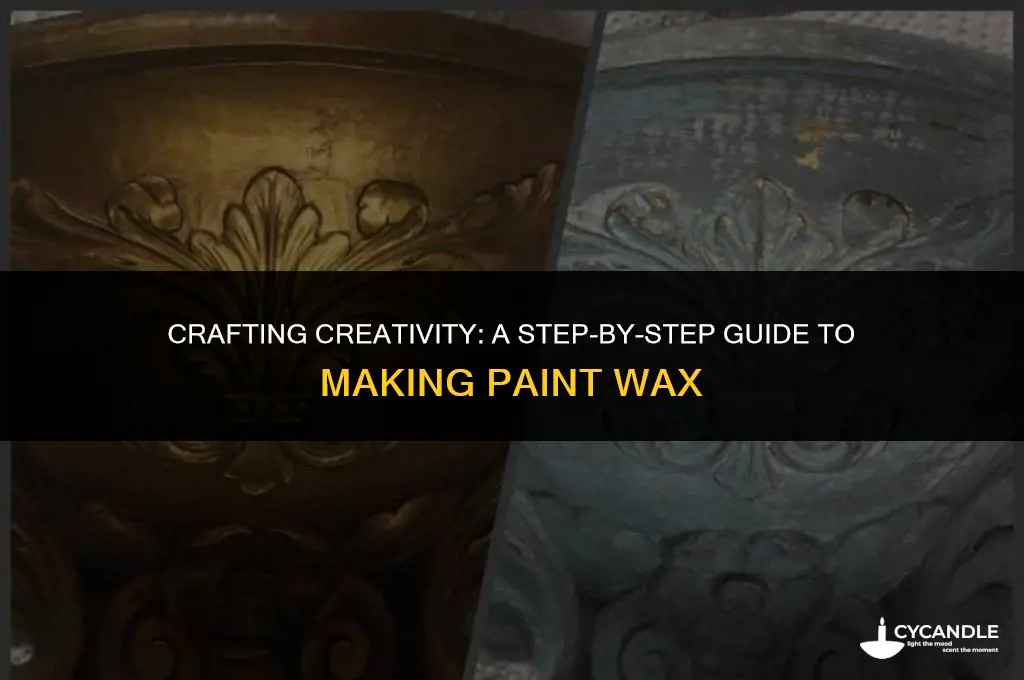 how to make paint wax