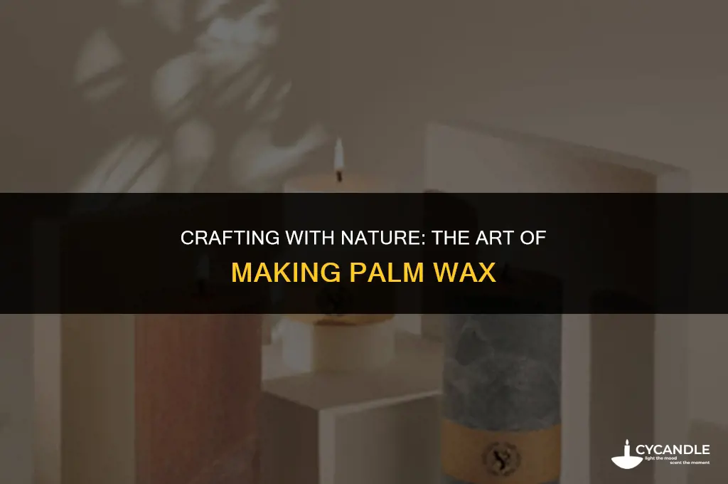 how to make palm wax