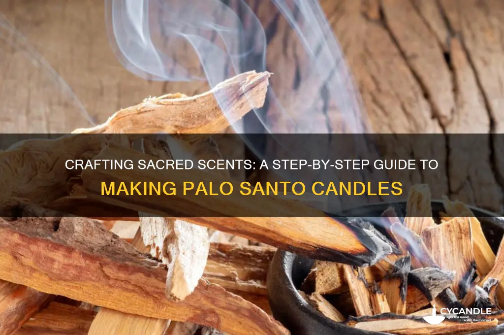 how to make palo santo candle