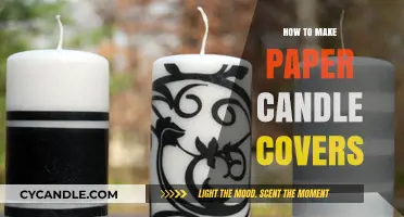 Crafting Elegant Paper Candle Covers: A Simple DIY Guide