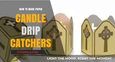 Crafting Elegant Paper Candle Drip Catchers: A Simple DIY Guide