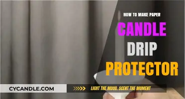 DIY Paper Candle Drip Protector: Easy Crafting Guide