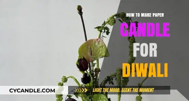 Crafting Eco-Friendly Paper Candles for a Bright Diwali Celebration