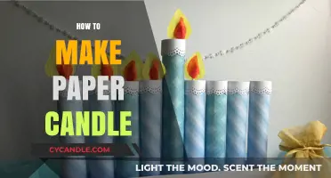Crafting Warmth: A Simple Guide to Making Paper Candles