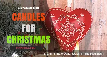 Crafting Festive Paper Candles for a Magical Christmas Glow