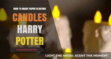 Craft Magical Paper Floating Candles Inspired by Harry Potter's Great Hall