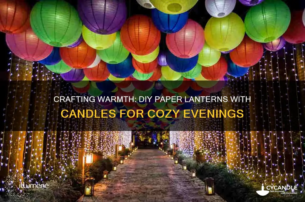 how to make paper lanterns with candles