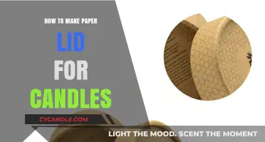 Crafting Eco-Friendly Paper Lids for Homemade Candles: A DIY Guide