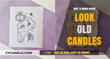 Create Vintage Paper with Old Candles: Easy Aging Techniques