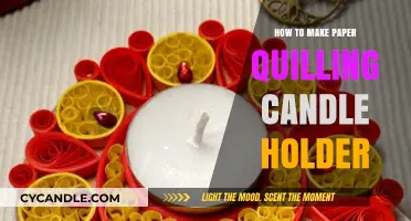 DIY Paper Quilling Candle Holder: Easy Crafting Guide