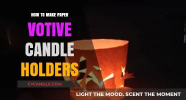 Crafting Elegant Paper Votive Candle Holders: A Simple DIY Guide