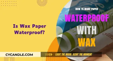 DIY Waterproofing: The Art of Waxing Paper for Durability