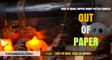 DIY Paper Harry Potter Candles: Easy Crafting Magic Guide