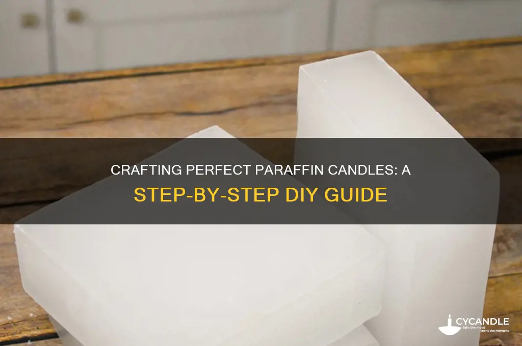 how to make paraffin candles