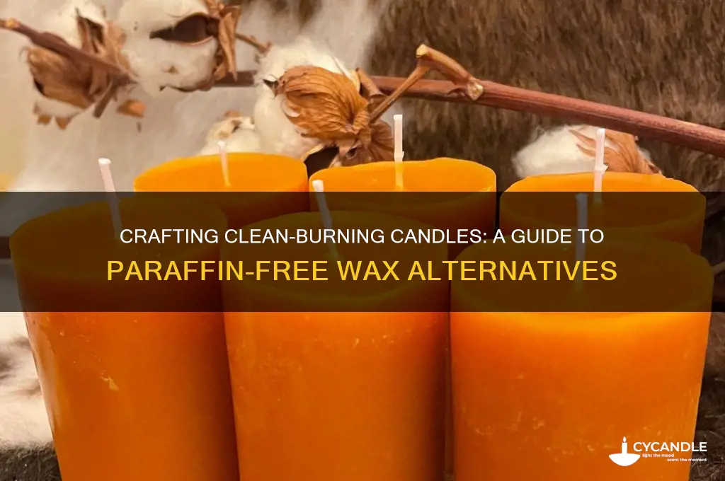 how to make paraffin free candles