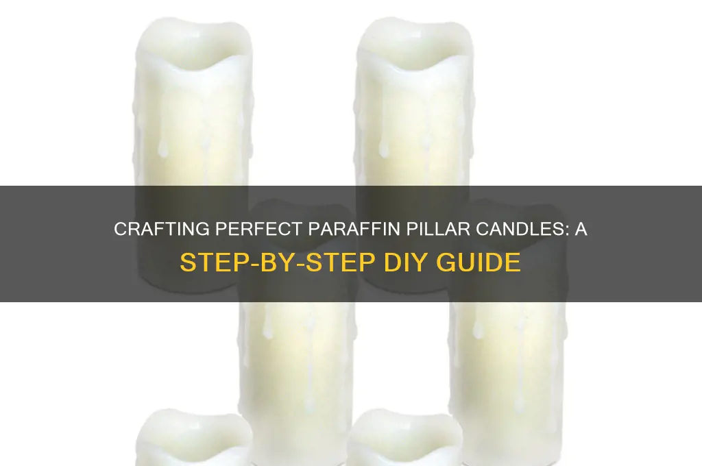 how to make paraffin pillar candles