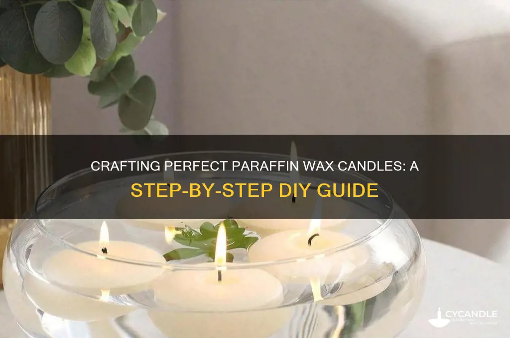 how to make paraffin wax candles