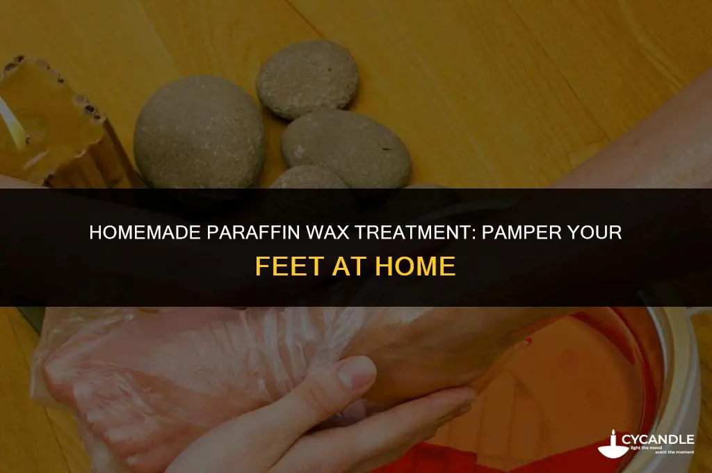 how to make paraffin wax for feet