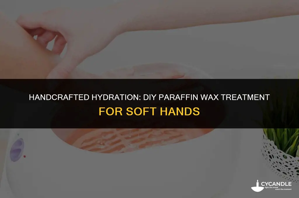 how to make paraffin wax for hands