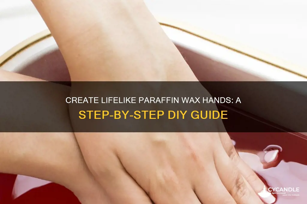 how to make paraffin wax hands