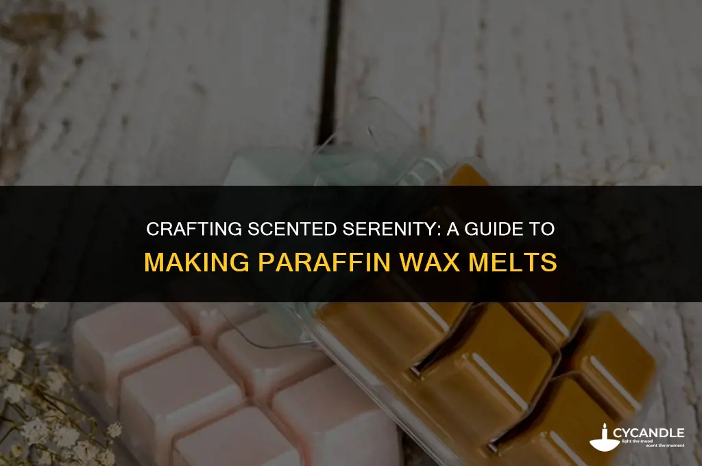 how to make paraffin wax melts