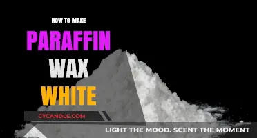 Crafting Purity: A Guide to Whitening Paraffin Wax Naturally