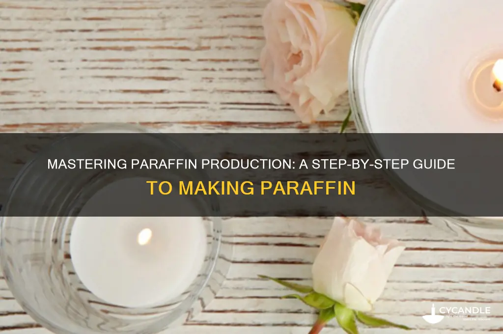 how to make paraffin