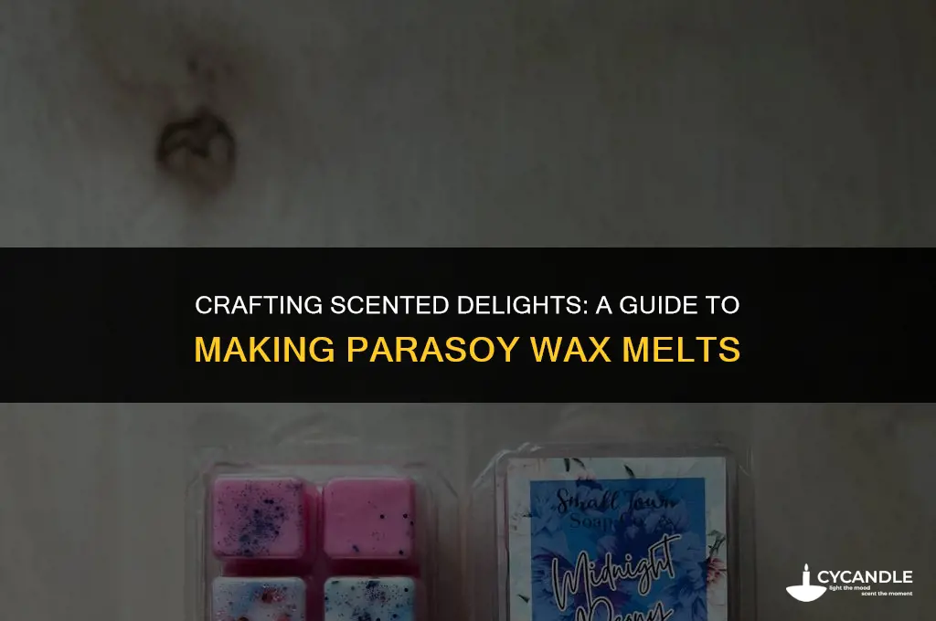 how to make parasoy wax melts