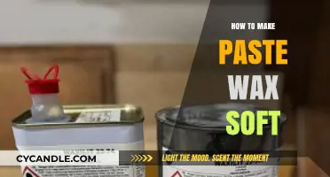 Reviving Hardened Paste Wax: A Simple Softening Technique