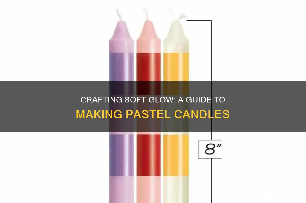 how to make pastel candles
