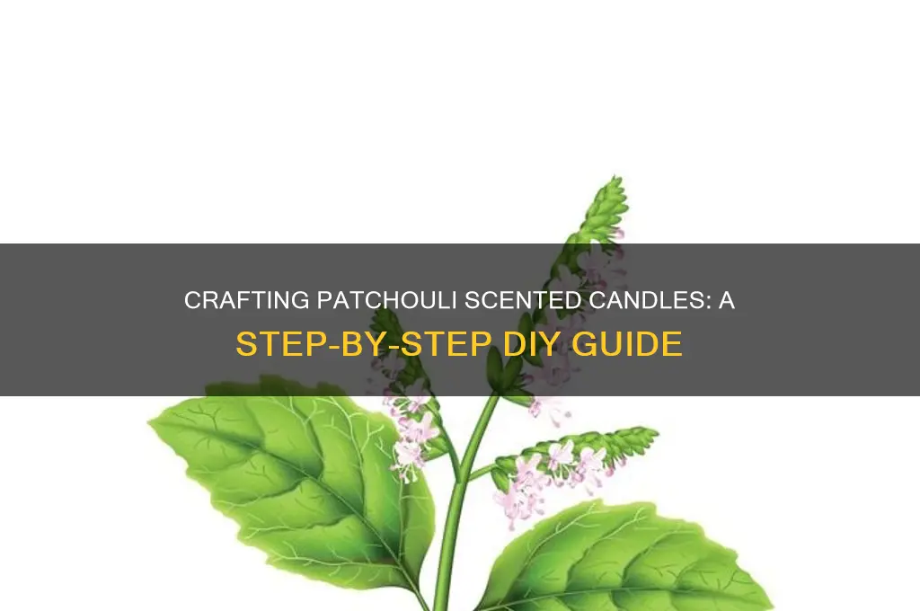 how to make patchouli scented candles