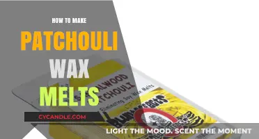Crafting Fragrant Patchouli Wax Melts: A Simple DIY Guide
