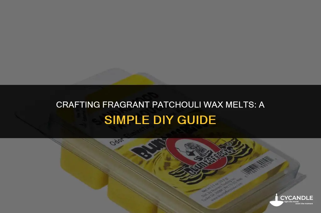 how to make patchouli wax melts