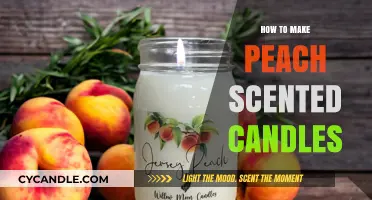 Crafting Peach Scented Candles: A Step-by-Step DIY Guide