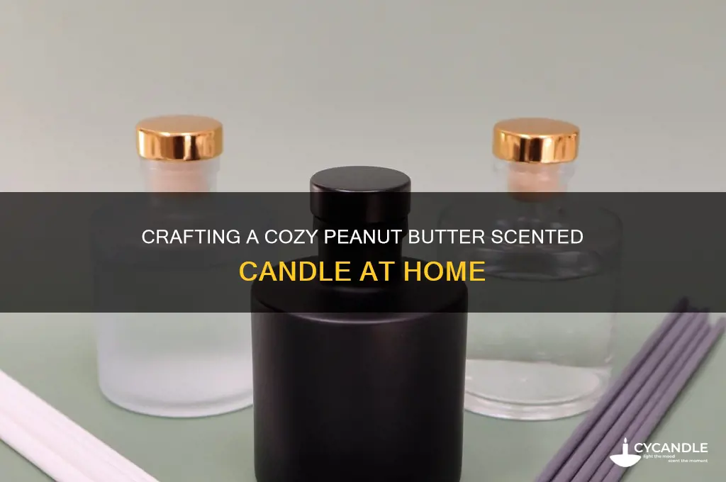 how to make peanut butter candle