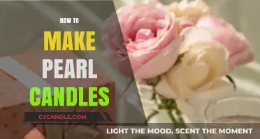 Crafting Elegant Pearl Candles: A Step-by-Step DIY Guide